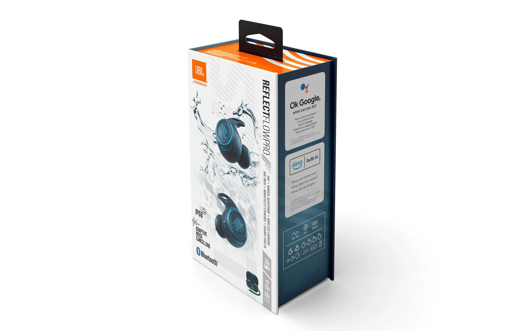 Meilleure vente ???? JBL Écouteurs True Wireless In-Ear Reflect Flow Pro+ Bleu - On-Ear ⋅ Over-Ear Bluetooth Ou Fil ???? 4 Meilleure vente ???? JBL Écouteurs True Wireless In-Ear Reflect Flow Pro+ Bleu - On-Ear ⋅ Over-Ear Bluetooth Ou Fil ???? – Image 2