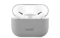 Sortie ???? Holdit Mallette De Transport Silicone AirPods Pro Taupe - Accessoires écouteurs ????