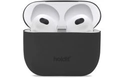 De gros ⭐ Holdit Mallette De Transport Silicone AirPods 3 Noir - Accessoires écouteurs ????