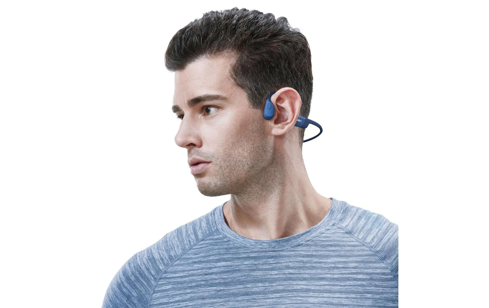 Le moins cher ???? Shokz Écouteurs Conduction Osseuse Wireless OpenRun Bleu - On-Ear ⋅ Over-Ear Bluetooth Ou Fil ???? 5 Le moins cher ???? Shokz Écouteurs Conduction Osseuse Wireless OpenRun Bleu - On-Ear ⋅ Over-Ear Bluetooth Ou Fil ???? – Image 3