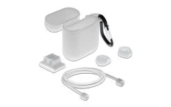 Vente flash ???? DeLock Mallette De Transport Set D'accessoires Pour Apple AirPods Blanc - Accessoires écouteurs ????