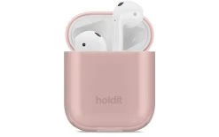 Sortie ???? Holdit Mallette De Transport Seethru AirPods Blush Pink - Accessoires écouteurs ????