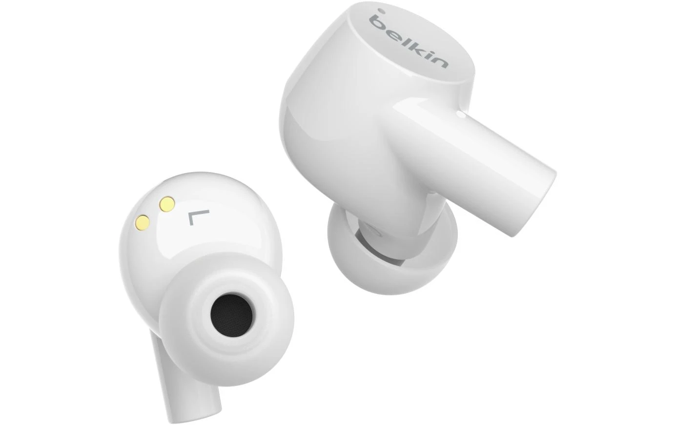 Grosses soldes ???? BELKIN Écouteurs True Wireless In-Ear Soundform Rise Blanc - On-Ear ⋅ Over-Ear Bluetooth Ou Fil ???? 4 Grosses soldes ???? BELKIN Écouteurs True Wireless In-Ear Soundform Rise Blanc - On-Ear ⋅ Over-Ear Bluetooth Ou Fil ???? – Image 2