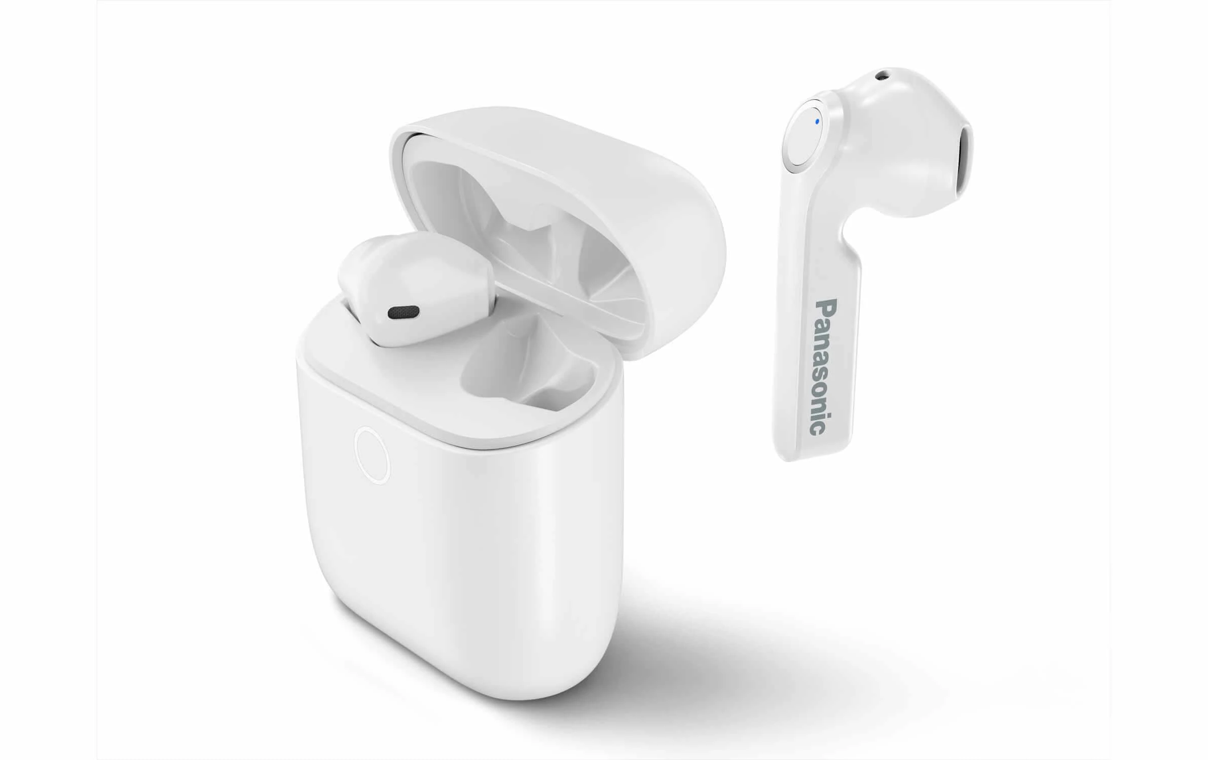 Nouveau ???? Panasonic Écouteurs True Wireless In-Ear RZ-B100W Blanc - On-Ear ⋅ Over-Ear Bluetooth Ou Fil ???? 4 Nouveau ???? Panasonic Écouteurs True Wireless In-Ear RZ-B100W Blanc - On-Ear ⋅ Over-Ear Bluetooth Ou Fil ???? – Image 2